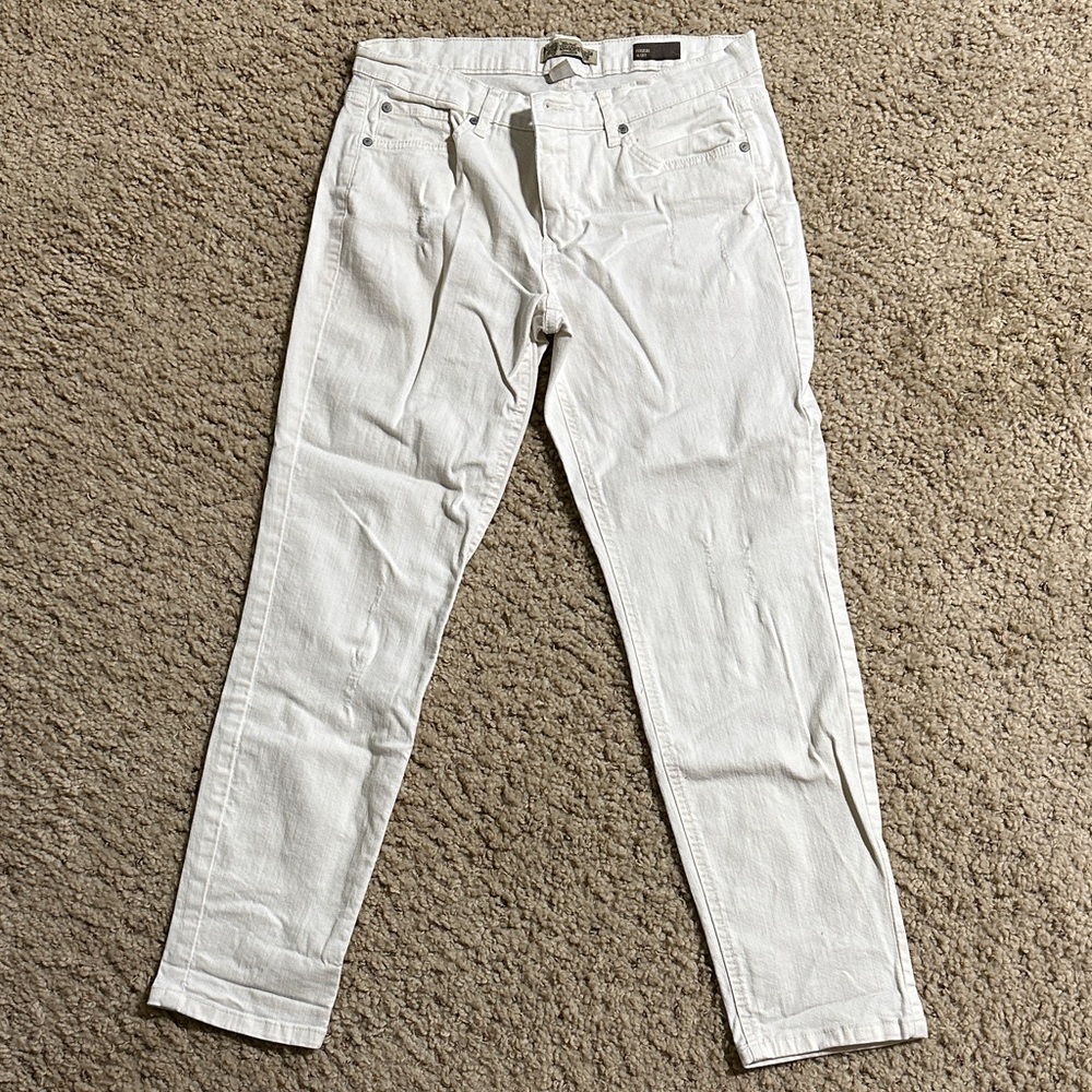 Nine West Vintage America Cream Jeans size 4/27